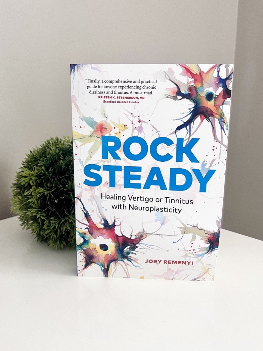 Rock Steady Book for Tinniuts and Vertigo self help medical book